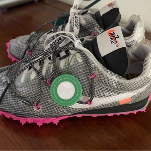 Nike X Off-White Waffle Racer SP "Black/Fuchsia" sneakers